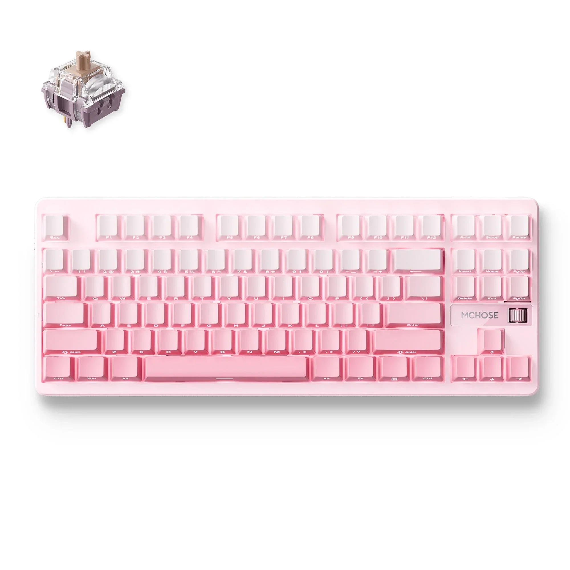 MCHOSE G87 Wireless Gasket Mount Custom Mechanical Keyboard - Image 22