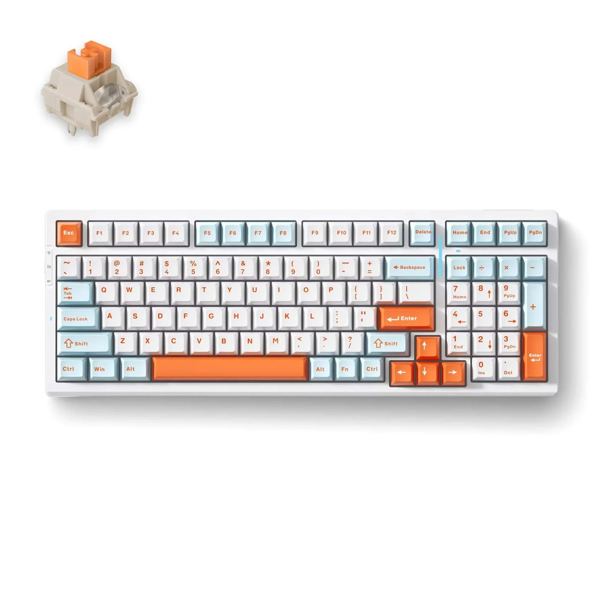 MCHOSE G98 Wireless Mechanical Gaming Keyboard with Hot-Swap RGB Gasket Mount - Image 10