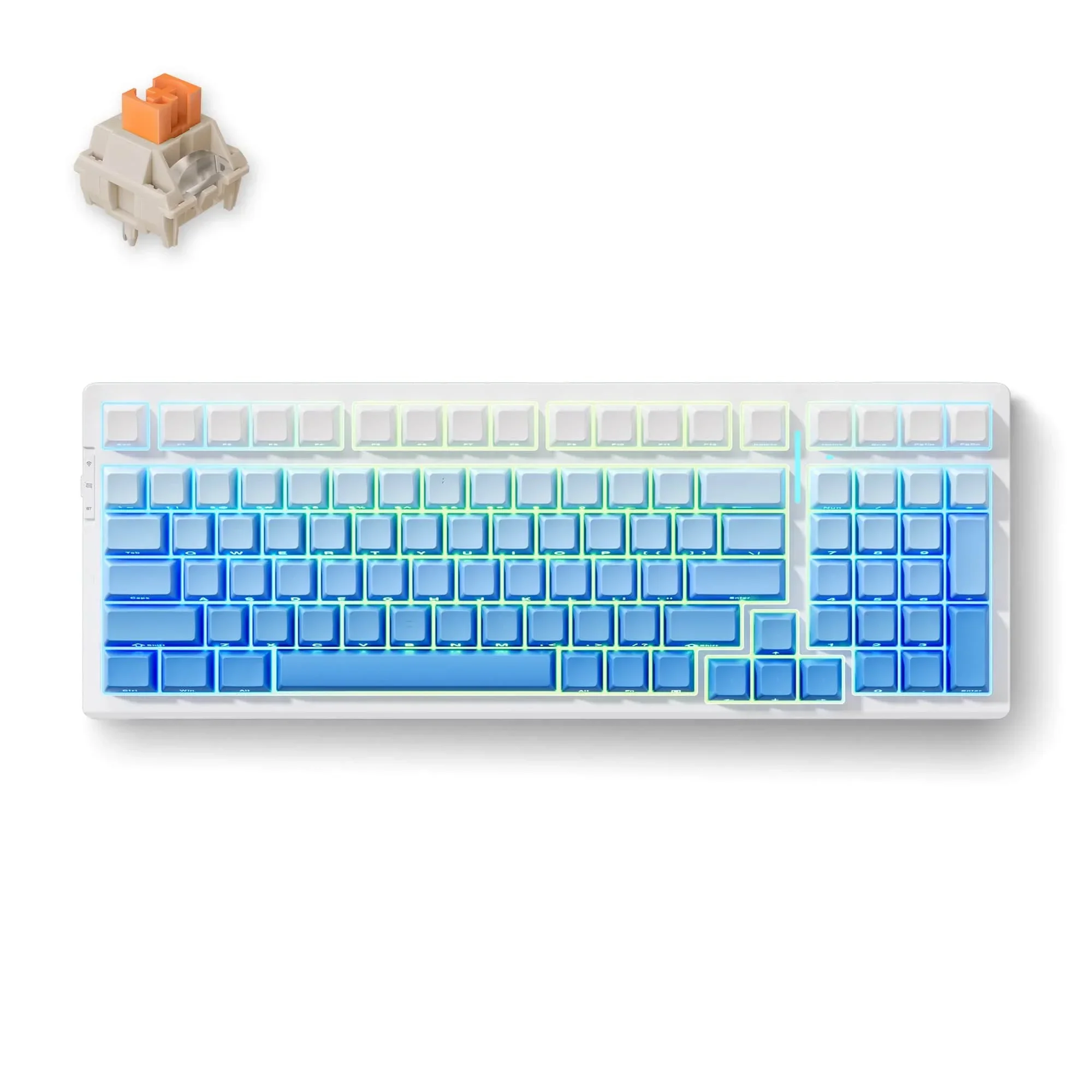 MCHOSE G98 Wireless Mechanical Gaming Keyboard with Hot-Swap RGB Gasket Mount - Image 11