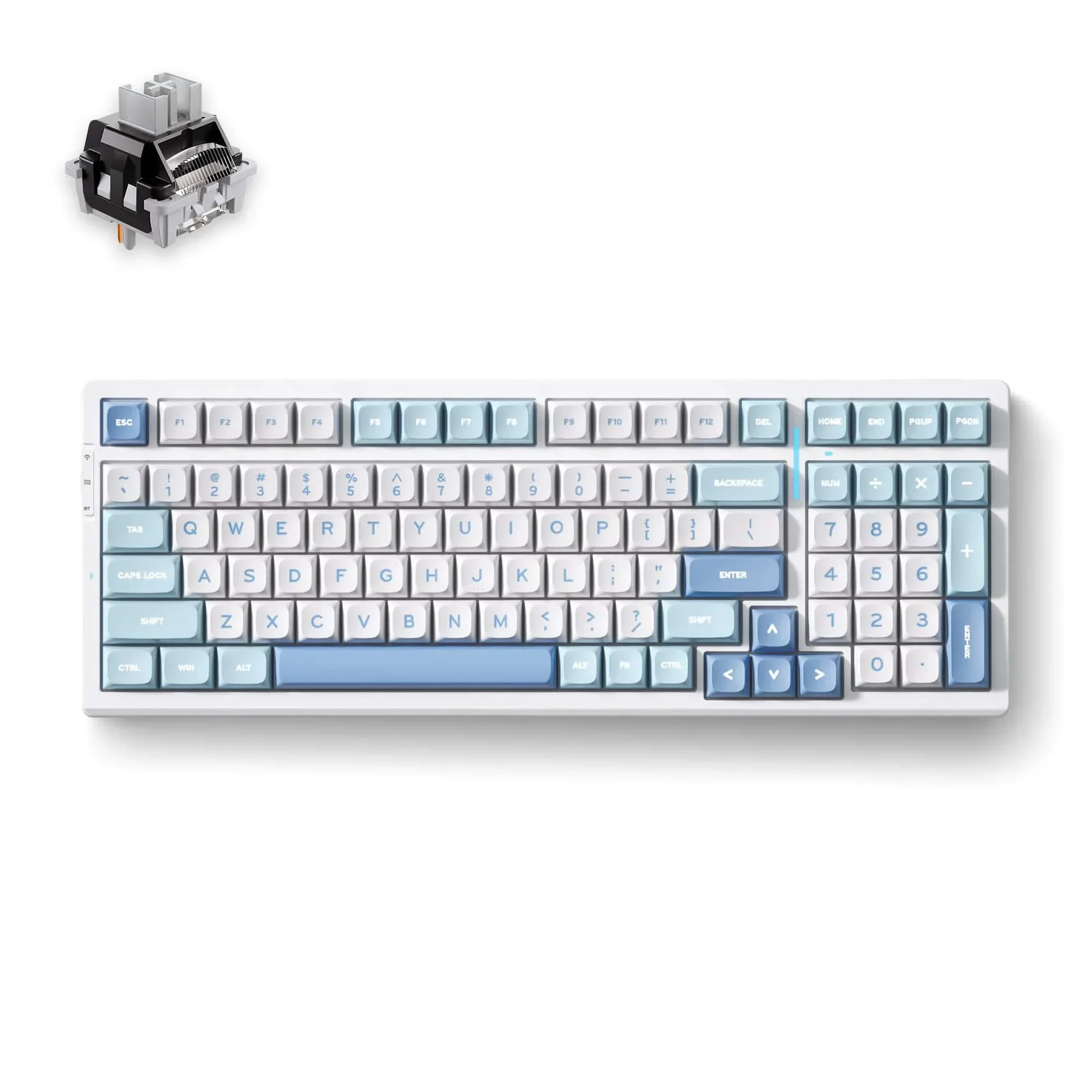 MCHOSE G98 Wireless Mechanical Gaming Keyboard with Hot-Swap RGB Gasket Mount - Image 4