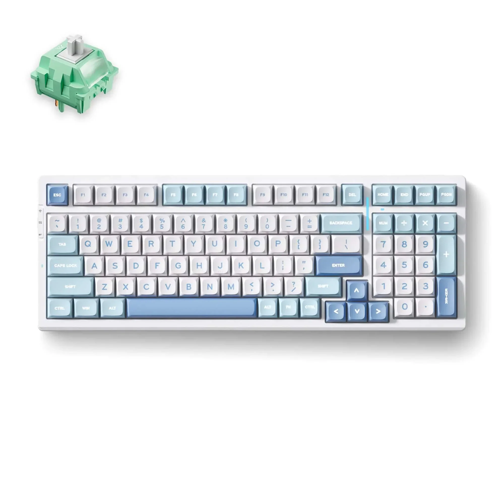MCHOSE G98 Wireless Mechanical Gaming Keyboard with Hot-Swap RGB Gasket Mount - Image 6