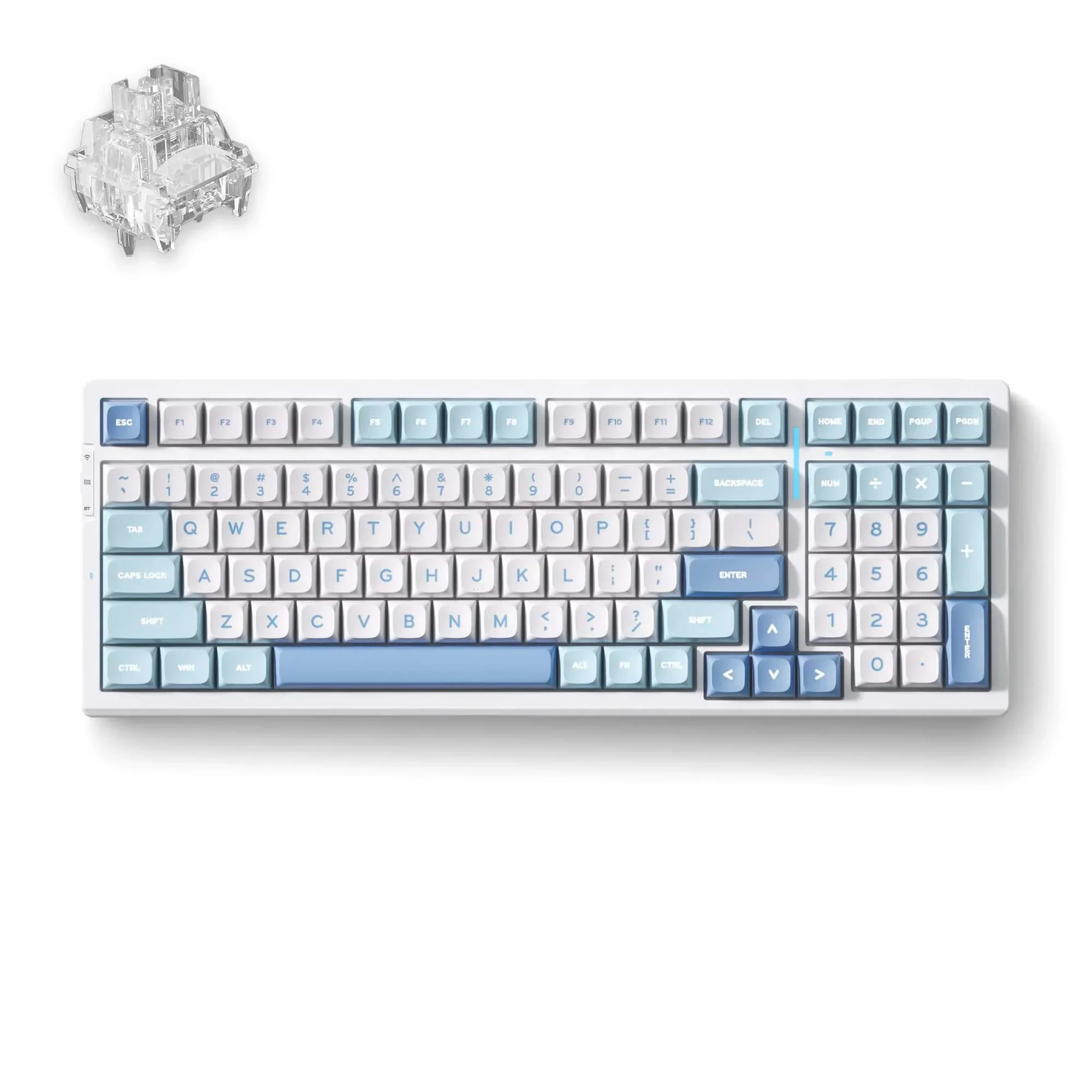 MCHOSE G98 Wireless Mechanical Gaming Keyboard with Hot-Swap RGB Gasket Mount - Image 7