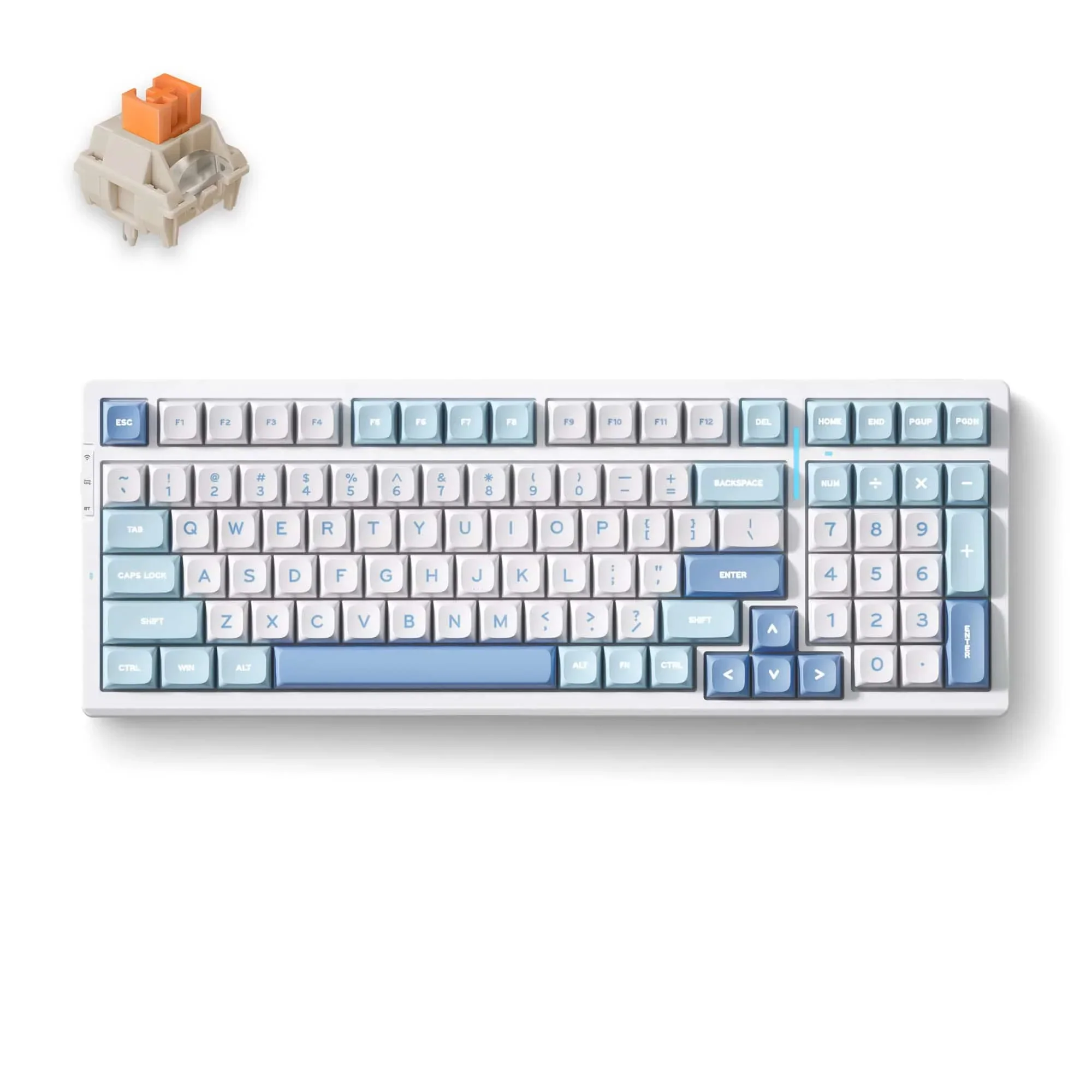 MCHOSE G98 Wireless Mechanical Gaming Keyboard with Hot-Swap RGB Gasket Mount - Image 8