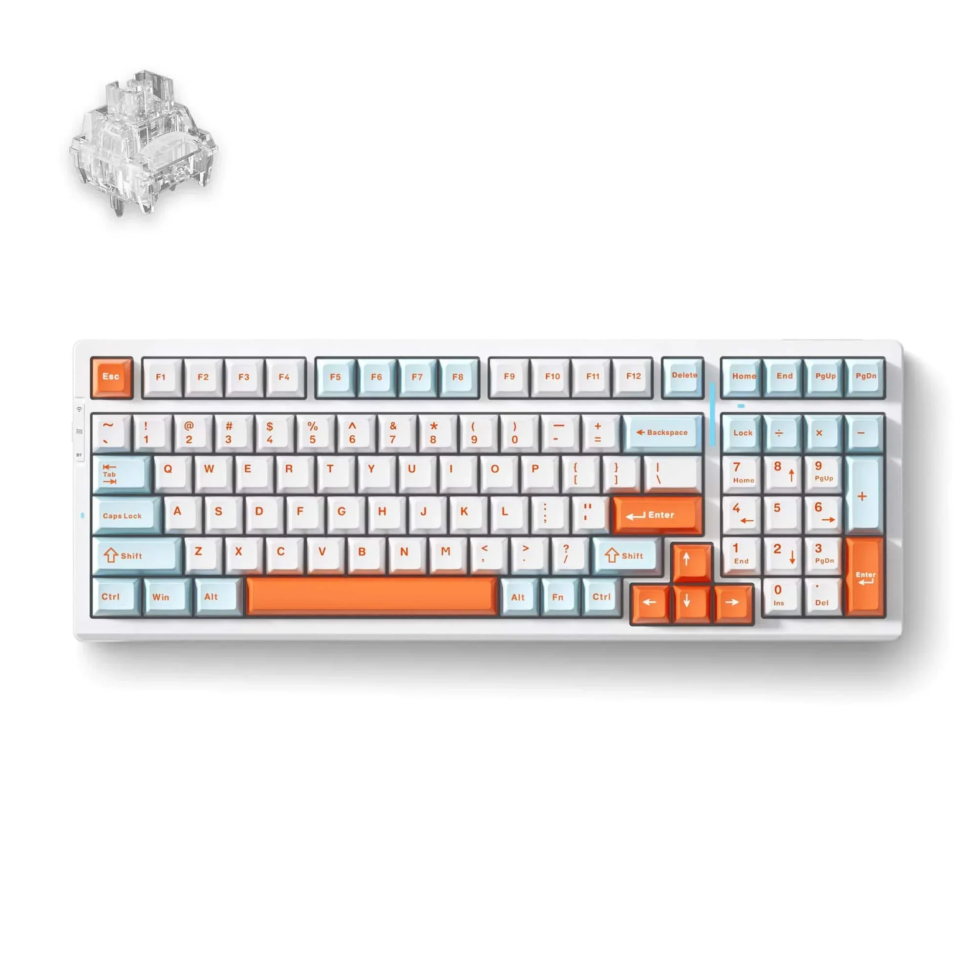 MCHOSE G98 Wireless Mechanical Gaming Keyboard with Hot-Swap RGB Gasket Mount - Image 9