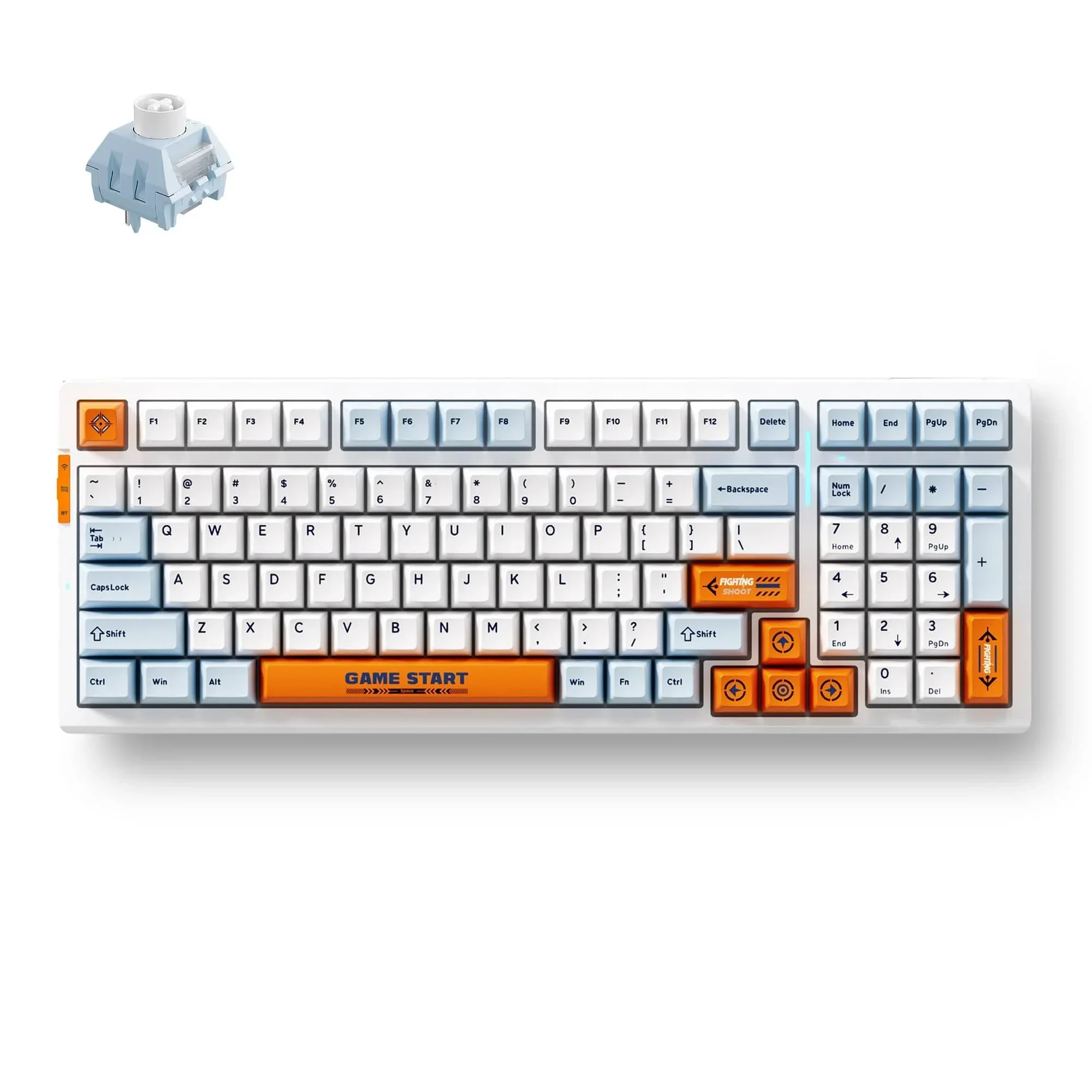 MCHOSE G98 Pro Wireless Tri-Mode Custom Mechanical Gaming Keyboard - Image 16