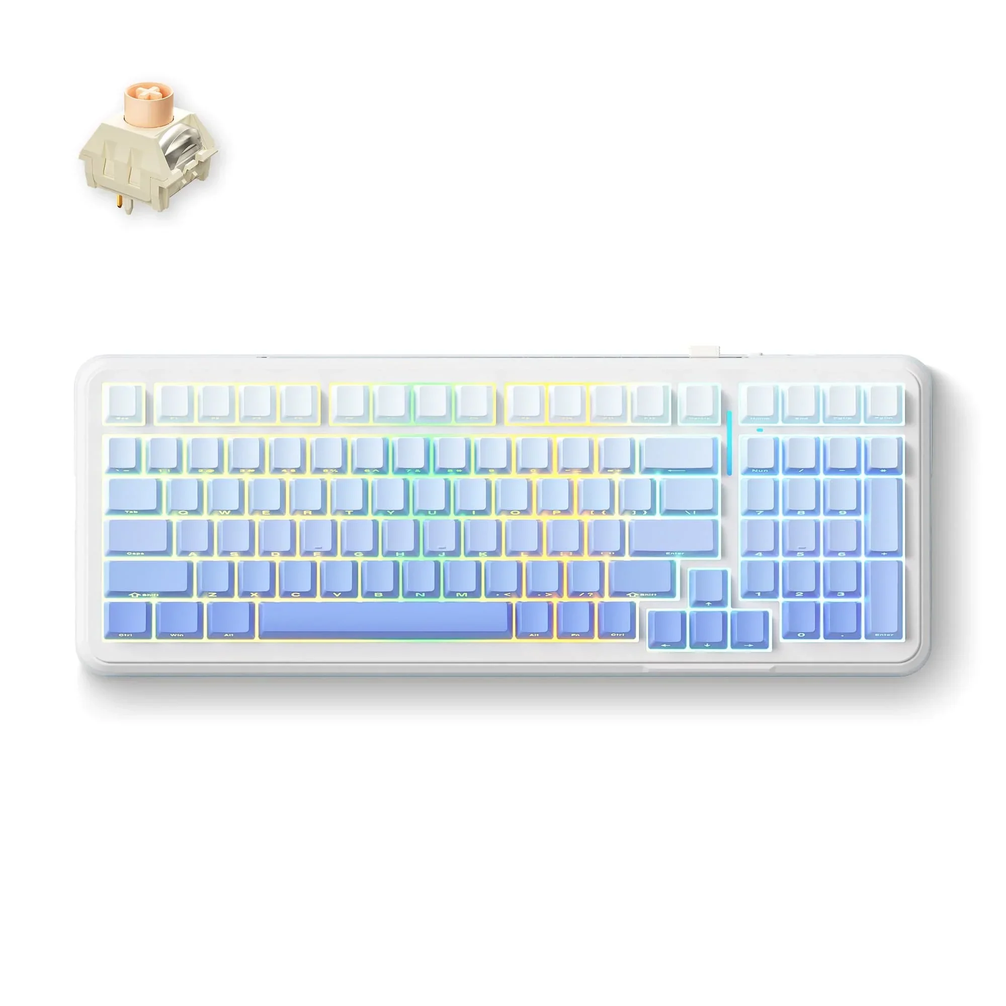 MCHOSE K99 Wireless Gasket Mount Mechanical Keyboard - Image 13